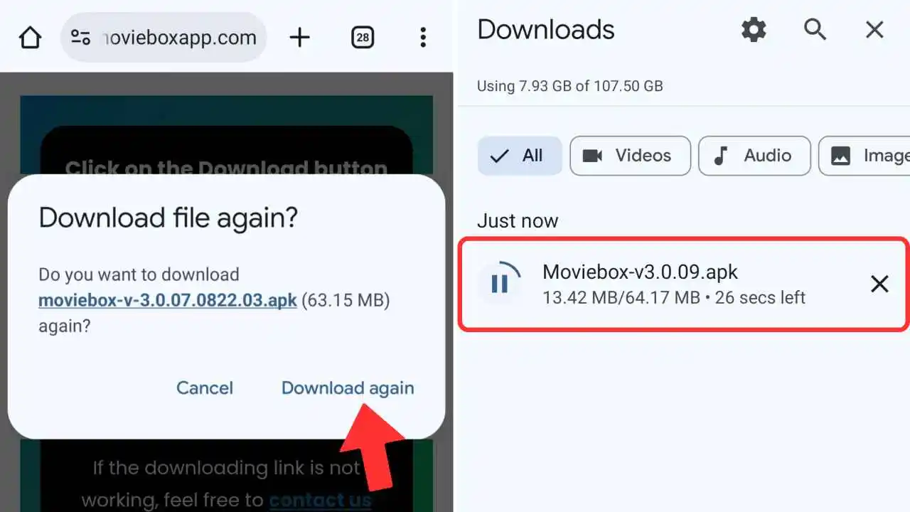 Download MovieBox APK File
