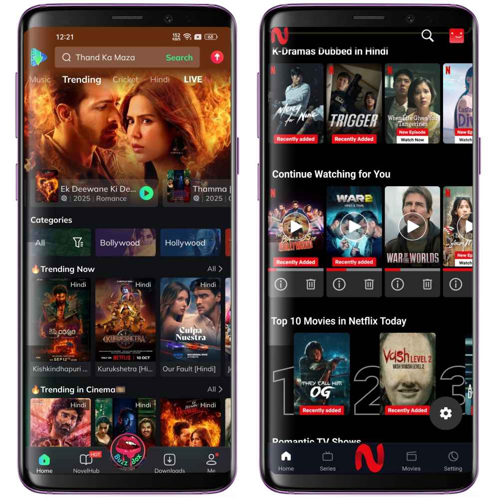 MovieBox Vs NetMirror Comparison